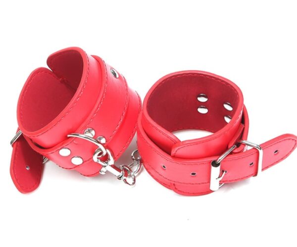 BDSM Handcuffs PU Leather - Image 4