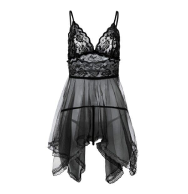 Sexy Lingerie Sexy Lingerie Front Slit Nightdress - Image 8