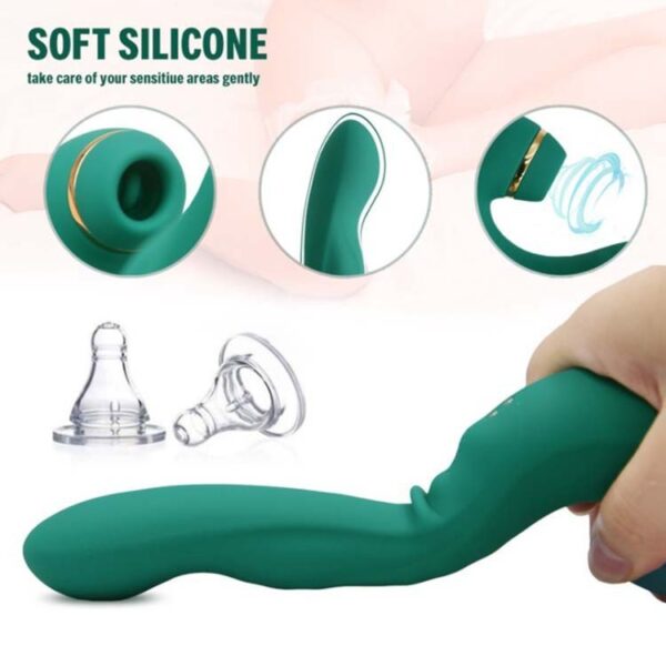 Environmentally Friendly Silicone Sucking Female Massager - Image 6