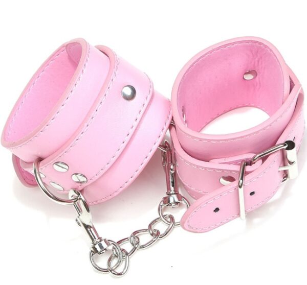 BDSM Handcuffs PU Leather - Image 2