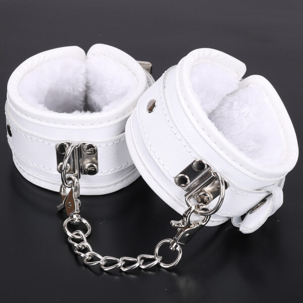 Ball Gag Sexy 7 Piece Set Training Bondage And Discipline Set Plush Leather Handcuffs   Product Wholesale - Image 8